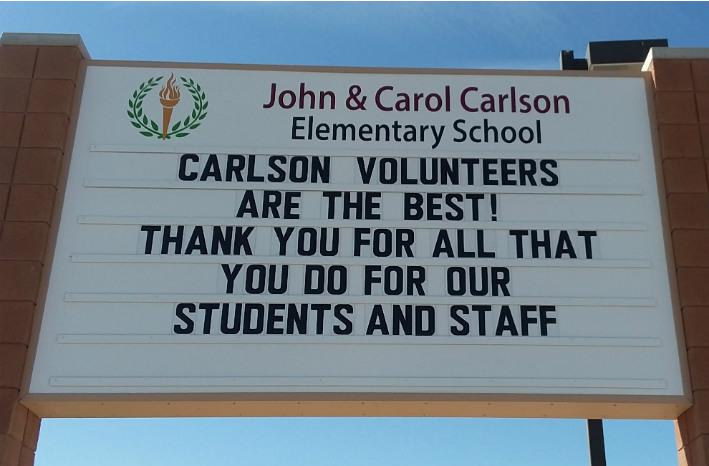 Volunteers Marquee